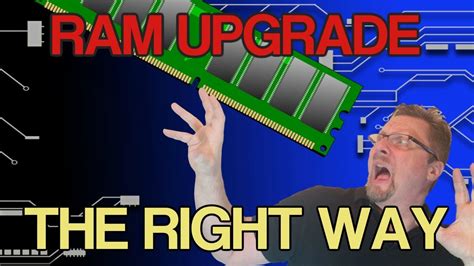 Ram Upgrade Tutorial Part 1 Youtube