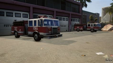 Realistic Fire Station In Las Venturas For Gta San Andreas Definitive