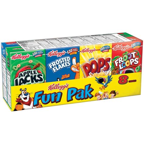 Kelloggs Total Assortment Cereal Fun Pack