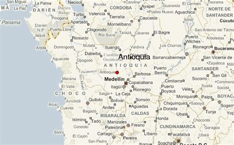 Mapa De Antioquia