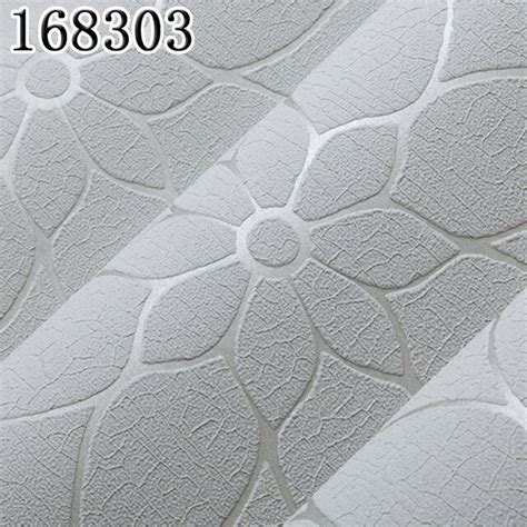 Thick Flocked Modern Simple Lotus 3d Wallpaper For Walls Bedroom Living