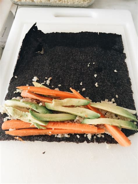 Quinoa Veggie Sushi Rolls Earth To Amy