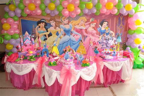 Kids Party Disney Princesses Decor Princess Party Decorations