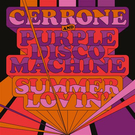 Cerrone Purple Disco Machine Summer Lovin Single Hi Res Hd Music Music Lovers