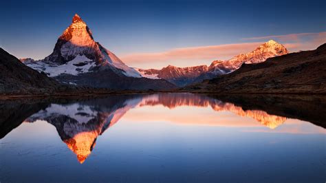 Download 3840x2160 Wallpaper Mountains, Reflections, Lake, Matterhorn ...