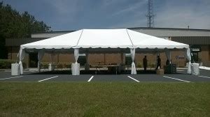 X Frame Tent Installed Rent All Plaza Of Kennesaw