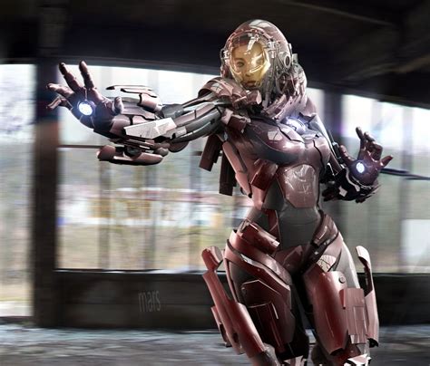 Female Iron Man Character Design By Mars — Geektyrant