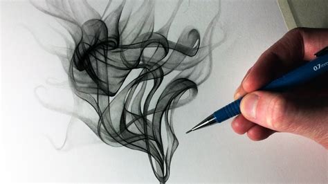 How To Draw Smoke With Pencil