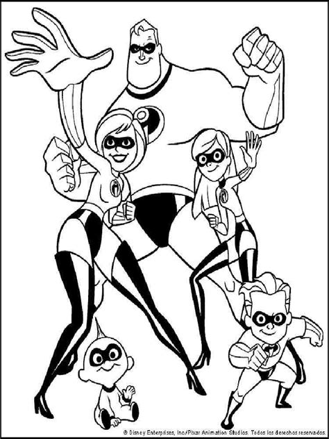 Colouring Pages Incredibles 2 Coloringpages2019