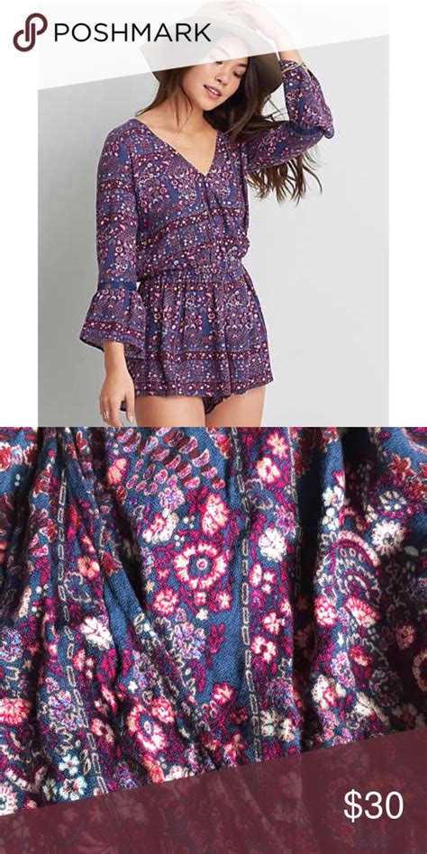 American Eagle Printed Romper Clothes Design Printed Rompers
