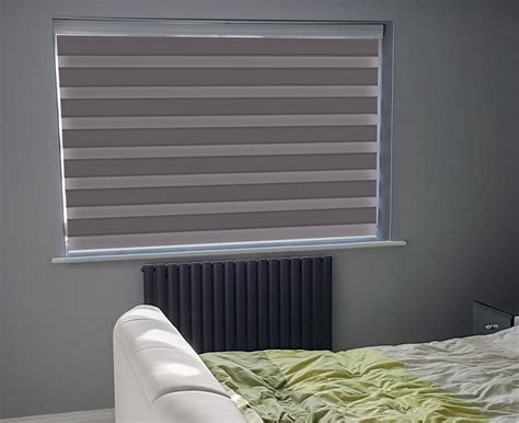 Day And Night Dark Grey Roller Blind Blinds 4 You In Barnsley