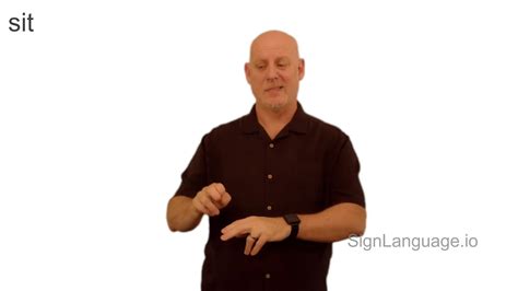 Sit In Asl Example 3 American Sign Language