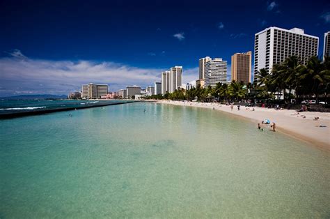 Waikiki Beach Honolulu Oahu Visit Usa