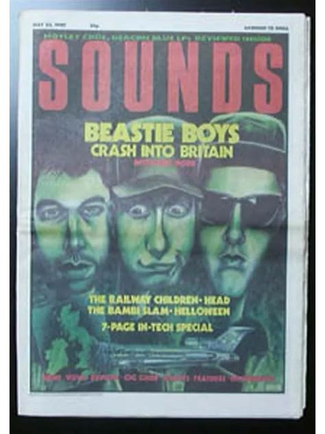 Sounds Magazine The Beastie Boys Music Poster Music Magazines