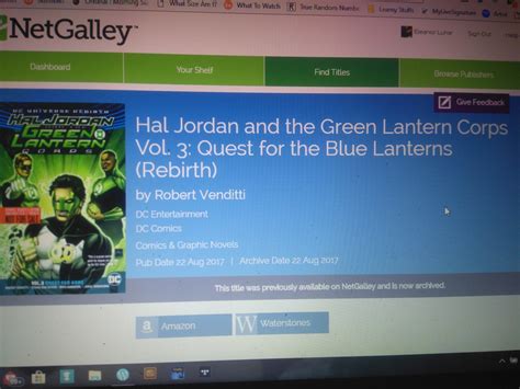 Graphic Novelcomic Book Review Hal Jordan And The Green Lantern Corps