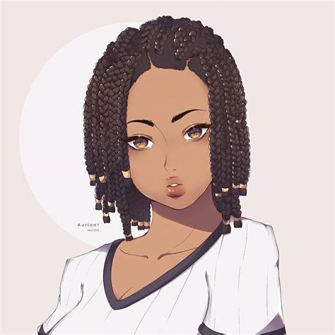 Black Girl Art Image By Magic On African American Anime
