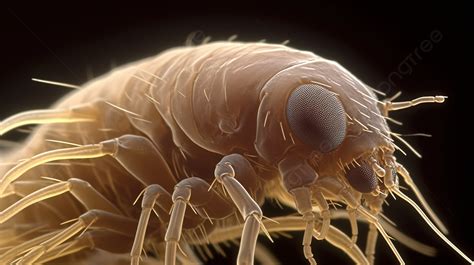 Up Close Shot Of A Flea With A Black Background Fleas Picture Close Up