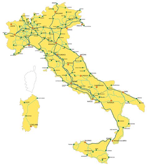 Northern Italy Train Map Jobie Lynelle