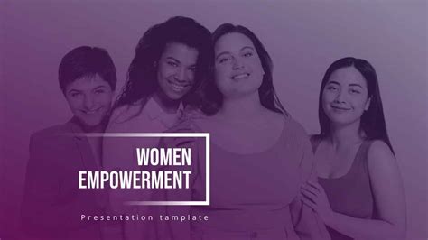 Woman Empowerment Presentation Template Presentations Template