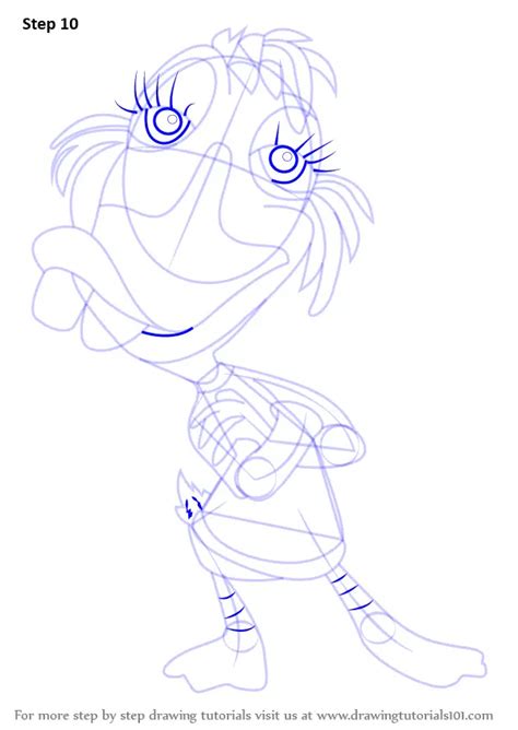 Learn How To Draw Abby Duck From Chicken Little Chicken Little Step