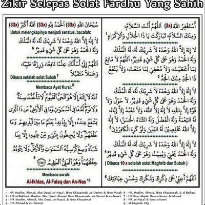 Description of doa selepas solat fardhu. Zikir Doa Selepas Solat Fardu Dan Terjemahan