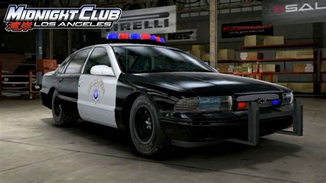 Midnight Club Los Angeles Chevrolet Impala Ss Police Chp 36 Youtube