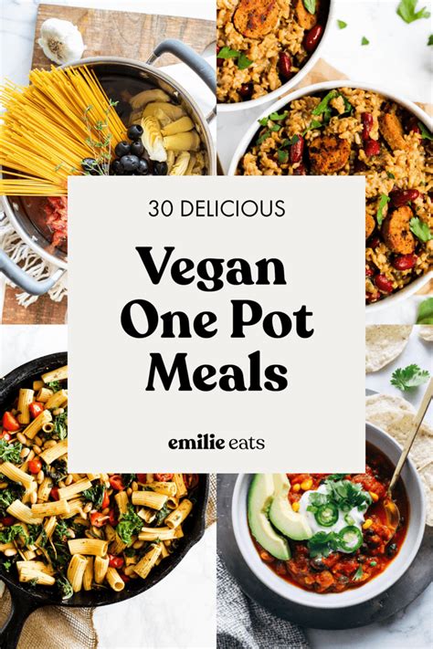 30 One Pot Vegan Meals Gluten Free Options Emilie Eats