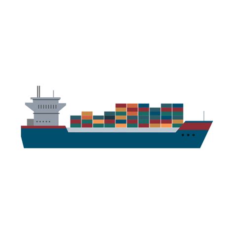 Container Ship Icon Transparent Png And Svg Vector File