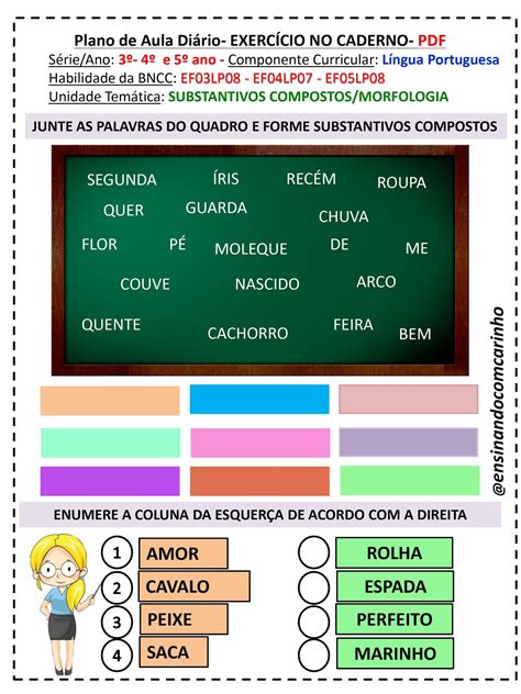 Habilidade Bncc Substantivo 4 Ano