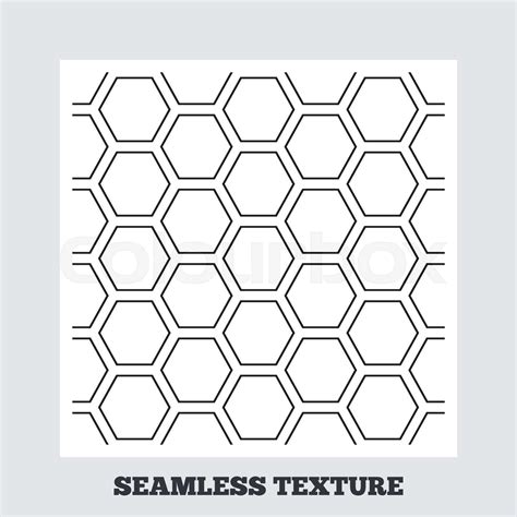 Hex Stripped Grid Seamless Pattern Stock Vector Colourbox