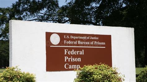 Prison Camp Federal Bureau Of Prisons Editorial Stock Image Image Of