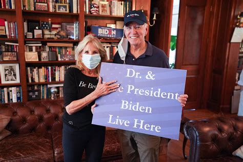 Jill Biden Tweets Photo Of Joe Biden Wearing A Hat