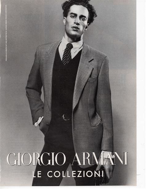 Giorgio Armani Vintage Full 2 Page Print Ad February 1997 On Ebid