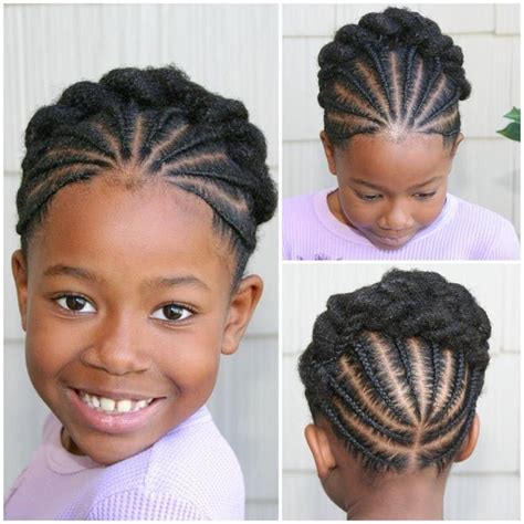Tresses Afro Avant Et Arrière Lil Girl Hairstyles Natural Hairstyles