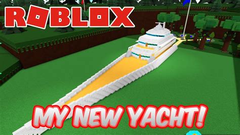 My Insane New Yacht Build A Boat For Treasure Youtube