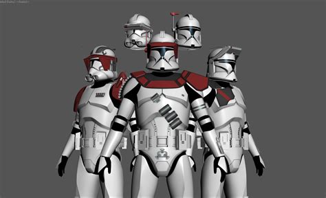 Artstation Clone Trooper Armors And Variants Fletcher Kinnear