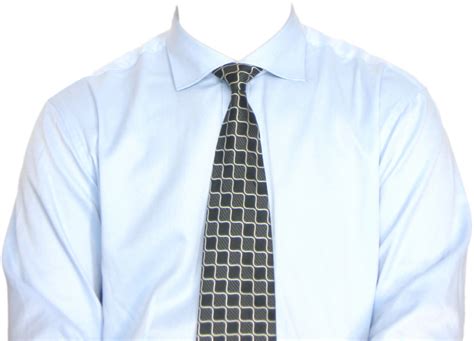 Download Full Length Formal Shirt With Tie Png Image For Free
