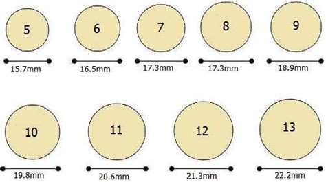 Ring Size Chart Print Out Ag Jewelry Boutique Image Result For Ring