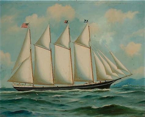 The Peregrine Sea Loss Of The Four Masted Schooner Winslow