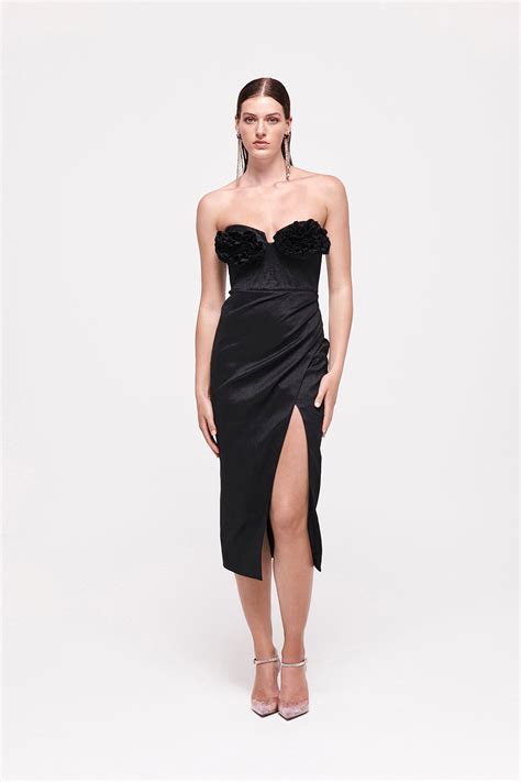 Romy Dress In Black Shop Rachel Gilbert Online