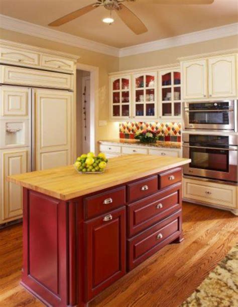 Kitchen Islands Different Color Than Cabinets Simplifying Remodeling