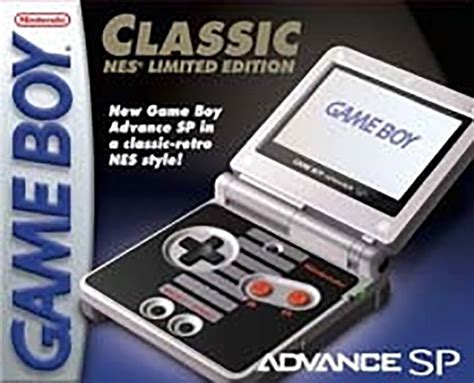 Game Boy Advance Sp Classic Nes Limited Edition 110v