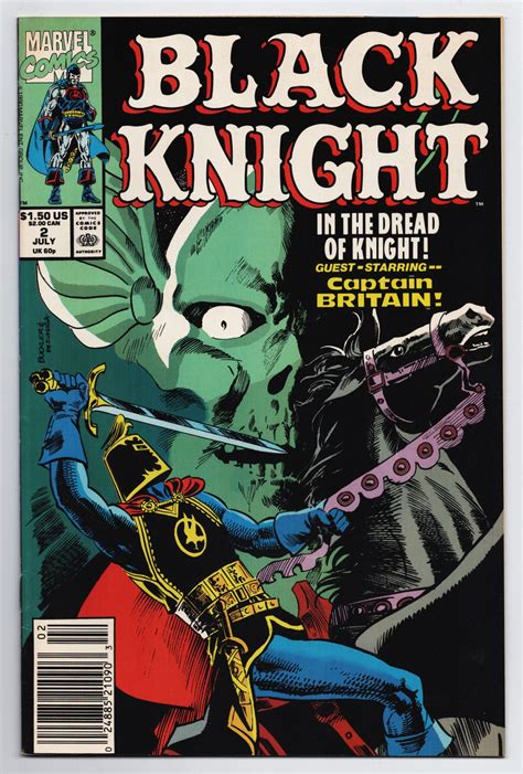 Black Knight 2 1st App Of Sean Dolan Bloodwraith Marvel 1990 Fn