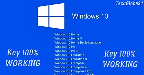 Windows 10 Free Key 100 Working Prohomeenterprise Techgenie24