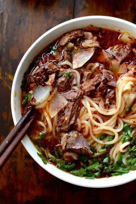Chinese Spicy Beef Noodle Soup Recipe