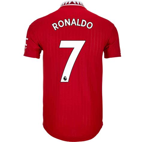 202223 Adidas Cristiano Ronaldo Manchester United Home Authentic