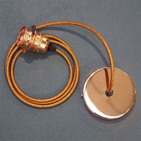 Looking for pendant ceiling lights? Copper Single Ceiling Rose Pendant Light Kit By Quirk ...