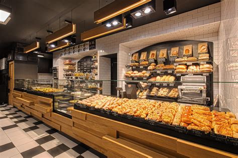 doppio cafe bistro — mode lina™ interior de panadería diseño de tienda de panadería tiendas