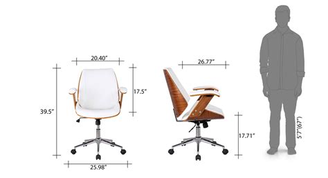 Here we'll cover the basic desk dimensions (desk width, depth and height) that we need for designing your home office layout. Ray Study Chair - Urban Ladder