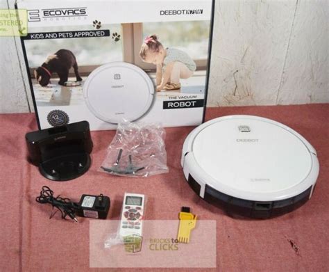 Ecovacs Deebot N79w Multi Surface Robotic Vacuum Cleaner With App Control White For Sale Online